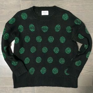 ModCloth Compania Fantastica Polka Dot Sweater Size S